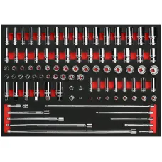 BOXO 93Pc ¼” & 3/8” Master Socket Set