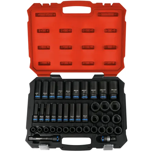 BOXO 40Pc ½” Master Impact Socket Set