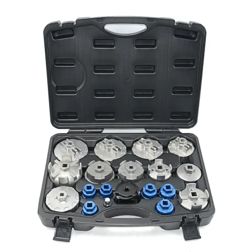 Powerhand 19Pc Aluminium Oil Filter Cup Wrench Set