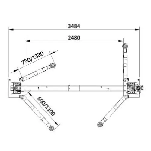 ALPHA 2 POST 4T BASELESS LIFT